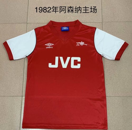Retro Jersey 1982 Arsenal Home Red Soocer Jersey