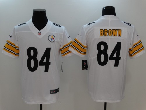 Pittsburgh Steelers #84 BROWN White NFL Legend Jersey