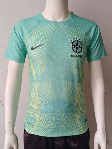Player Version 2022 Brazil Green Soccer Training Jersey