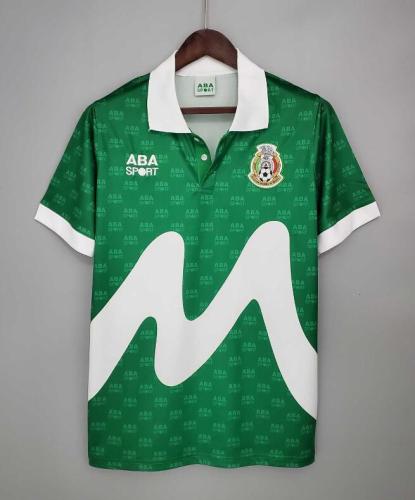 Retro Jersey 1995 Mexico Home Green Soccer Jersey