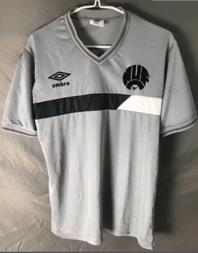 Retro Jersey 1985-1987 Rangers Grey Soccer Jersey