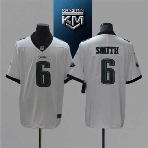 2021 Eagles 6 SMITH White NFL Jersey S-XXL Black Font