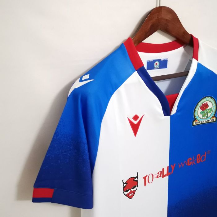 Fans Version 2022-2023 Blackburn Rovers Home Soccer Jersey