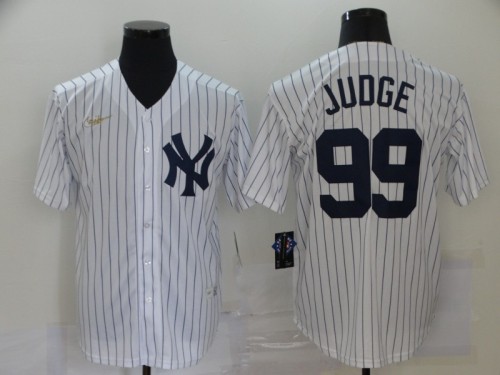 New York Yankees 99 JUDGE White Retro Cool Base Jersey