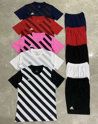 ALK-724 AD Soccer Training Jersey Shorts DIY Blank Uniform