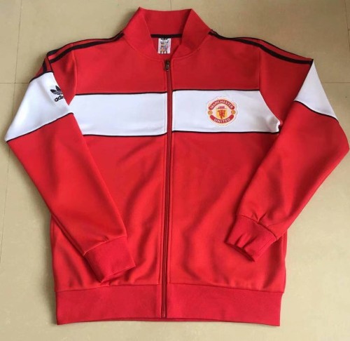 Retro Jacket 1984 Manchester United Red Soccer Jacket