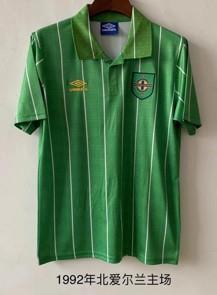 Retro Jersey 1992 Northern Ireland Home Soccer Jersey