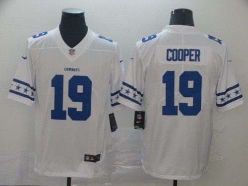 Dallas Cowboys 19 COOPER White Blue Team Logos Fashion Vapor Limited Jersey