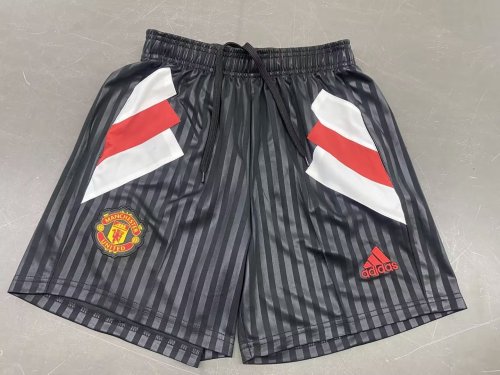 2023-2024 Manchester United Icon Black Soccer Shorts