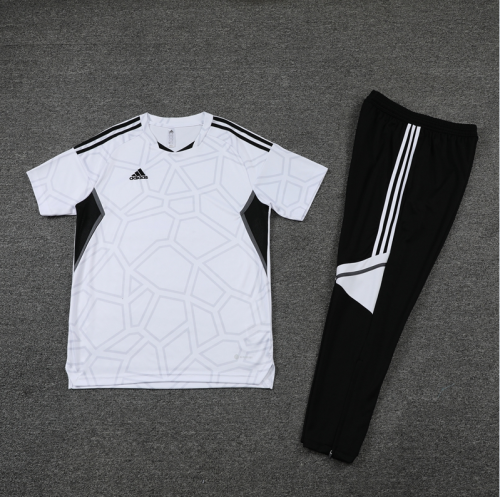 LH-S White Soccer Training Suit and Long Pants(accept custom logo)