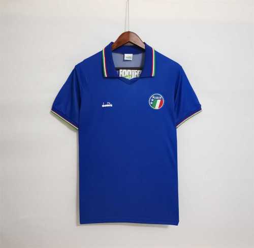 Retro Jersey 1990 Italy Home Soccer Jersey Vintage Football Shirt