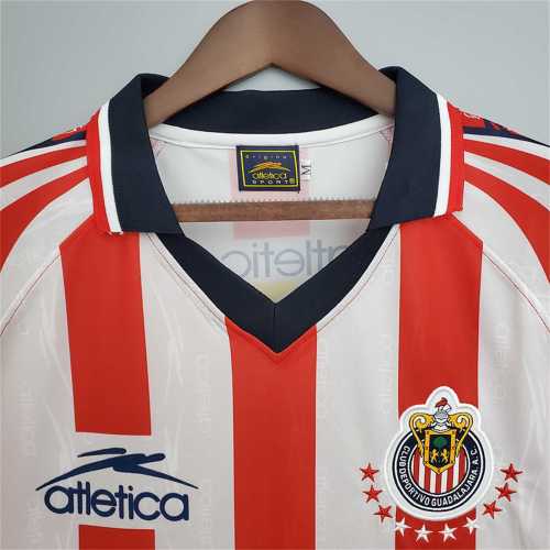 Retro Jersey 1998-1999 Chivas Home Soccer Jersey