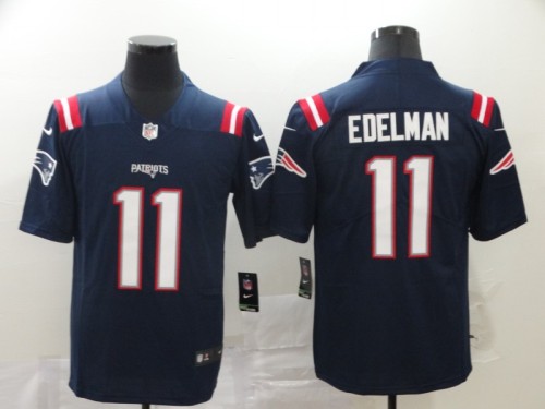 New England Patriots 11 EDELMAN New 2020 Black NFL Jersey