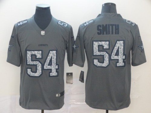 Dallas Cowboys 54 Jaylon Smith Gray Camo Vapor Untouchable Limited Jersey