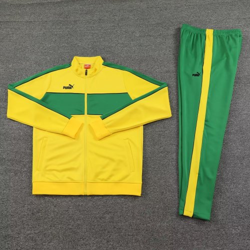 2023-2024 PM Yellow/Green Soccer Jacket and Pant