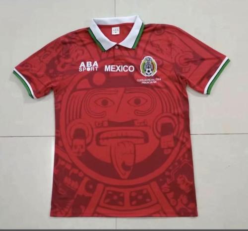 Retro Jersey 1998 Mexico Red Soccer Jersey