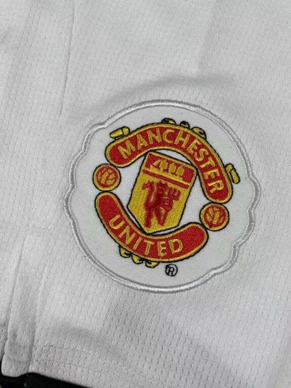 Manchester United 2007-2008 White Home White Shorts