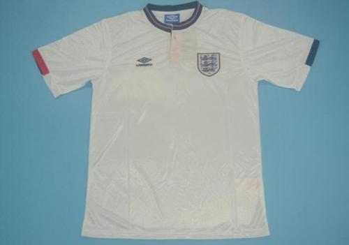 Retro Jersey 1989 England Home Soccer Jersey Vintage Football Shirt