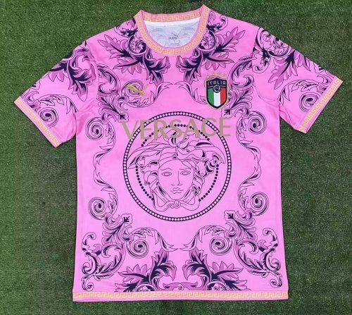 Fan Version 2023-2024 Italy Special Edition Pink Soccer Jersey