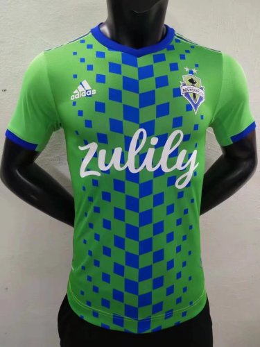 Player Version 2022-2023 Seattle Sounders Home Soccer Jersey