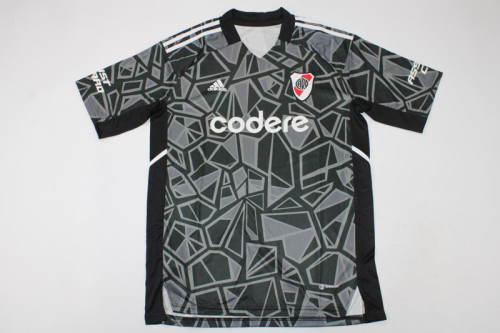 Fans Version 2022-2023 River Plate Black Goalkeeper Soccer Jersey