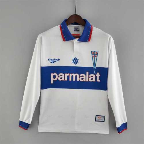 Retro Jersey Long Sleeve 1996 Club Deportivo Universidad Católica 3rd Away White Soccer Jersey