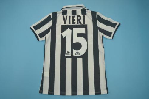 Retro Jersey 1995-1997 Juventus #15 VIERI Home Soccer Jersey