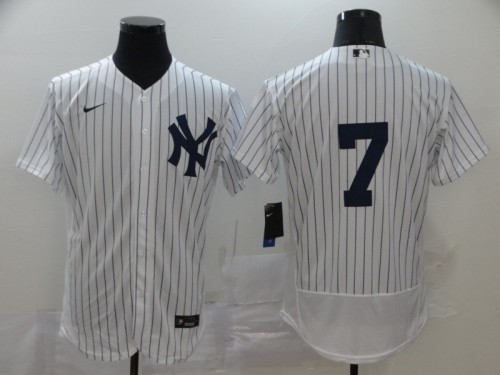 New York Yankees 7 White 2020 Flexbase Jersey