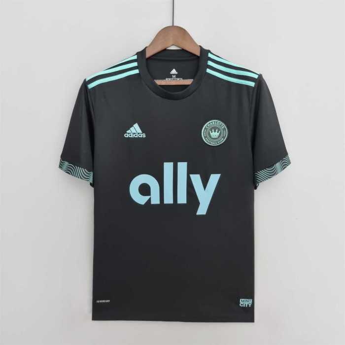 Fans Version 2022-2023 Charlotte Black Soccer Jersey