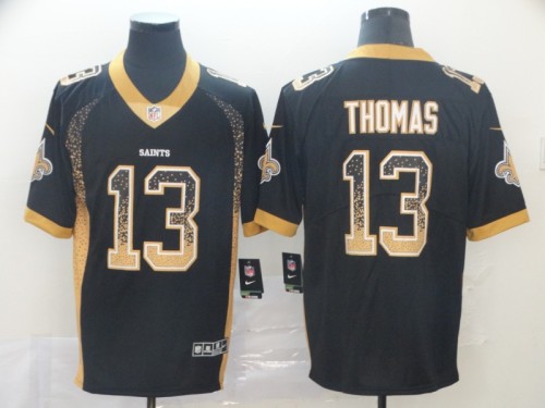 New Orleans Saints 13 Michael Thomas Black Drift Fashion Limited Jersey