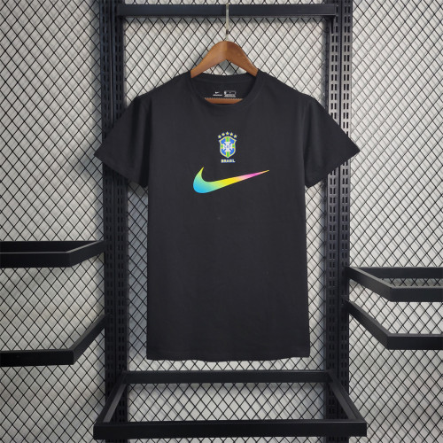 2022-2023 Brazil Black Casual Shirt