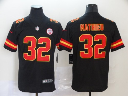 Kansas City Chiefs 32 MATHIEU Black 2020 Super Bowl LIV Vapor Untouchable Limited Jersey