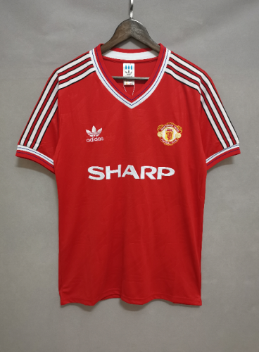 Retro Jersey 1986-1988 Manchester United Home Soccer Jersey