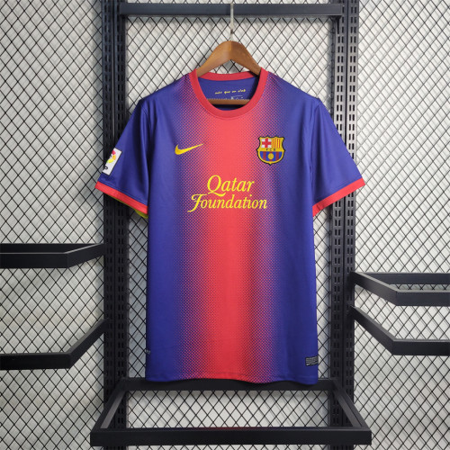 Retro Shirt 2012-2013 Barcelona Home Vintage Soccer Jersey