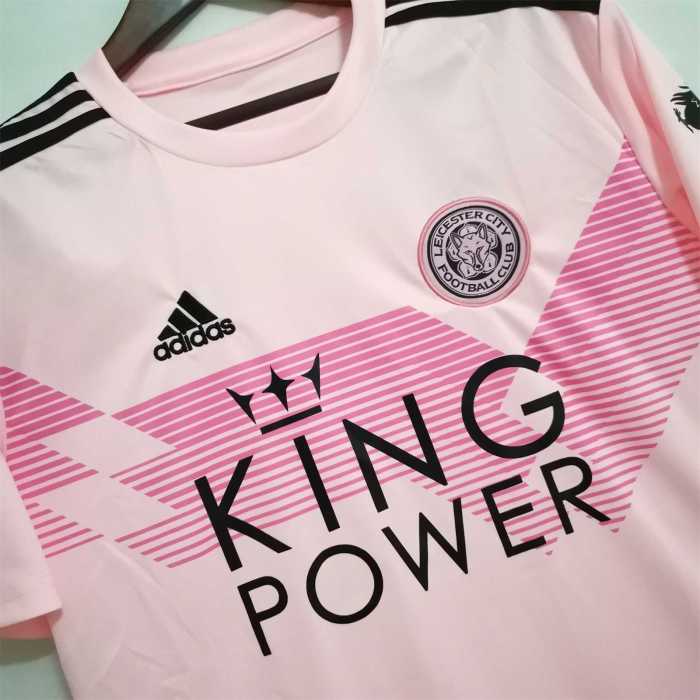Retro Jersey 2019-2020 Leicester City Away Pink Soccer Jersey