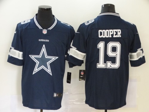 Dallas Cowboys 19 COOPER Navy Team Big Logo Vapor Untouchable Limited Jersey