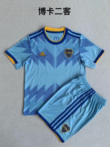 Adult Uniform 2023-2024 Boca Juniors 3rd Away Soccer Jersey Shorts