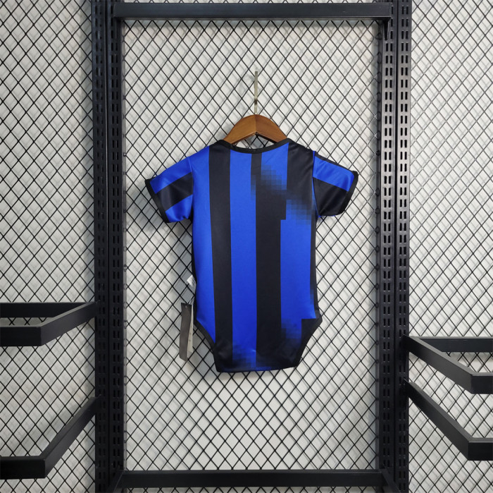 baby cloth 2023-2024 Inter Milan Home Soccer Jersey baby Onesies