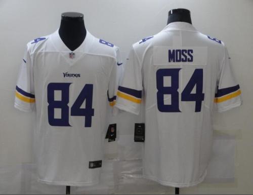 Minnesota Vikings 84 MOSS White NFL Jersey