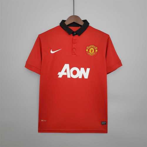 Retro Jersey 2013-2014 Manchester United Home Soccer Jersey