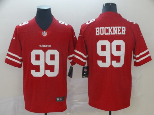 San Francisco 49ers 99 DeForest Buckner Red Vapor Untouchable Limited Jersey