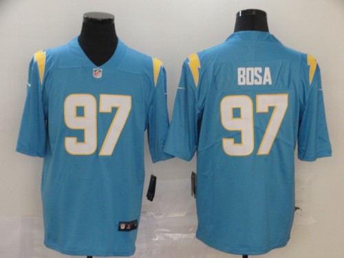 Los Angeles Chargers 97 BOSA Light Blue 2020 NFL Draft First Round Pick Vapor Untouchable Limited Jersey