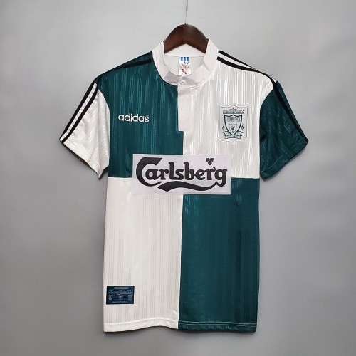 Retro Jersey 1995-1996 Liverpool Away Soccer Jersey Vintage Football Shirt