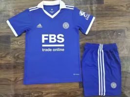Adult Uniform 2022-2023 Leicester City Home Soccer Jersey Shorts