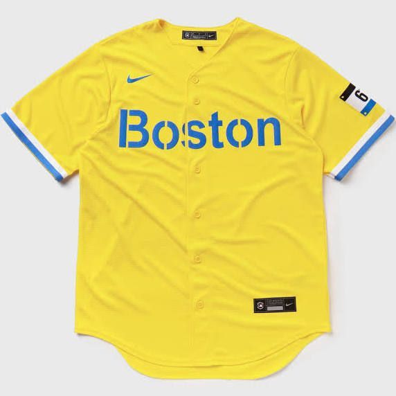 Boston Red Sox Yellow Base Jersey