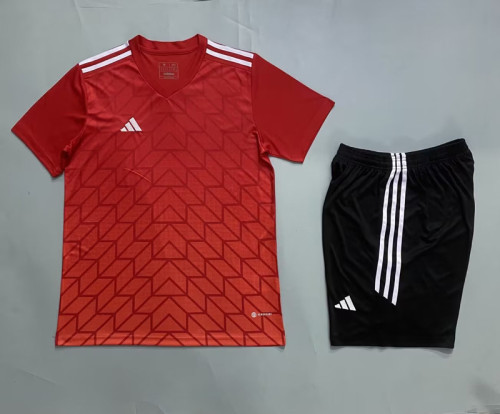 AFX-#731 Red DIY Custom Blank Uniforms Soccer Jersey Shorts