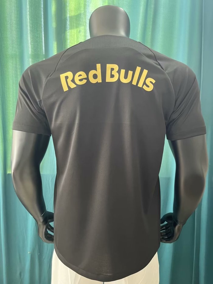 Fans Version 2023-2024 Red Bull Salzburg Black Special Soccer Jersey
