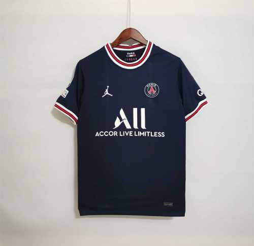 with UCL Patch Fans Version 2021-2022 PSG Home Soccer Jersey