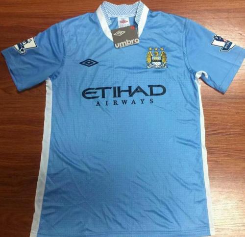 with EPL Patch Retro Jersey 2011-2012 Manchester City Home Soccer Jersey