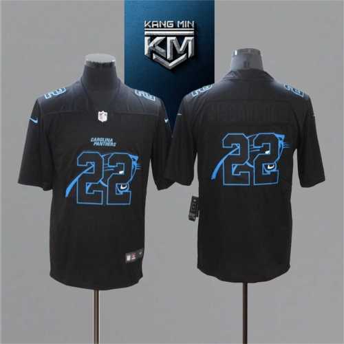2021 Panthers 22 NFL Jersey S-XXL Shadow Edition